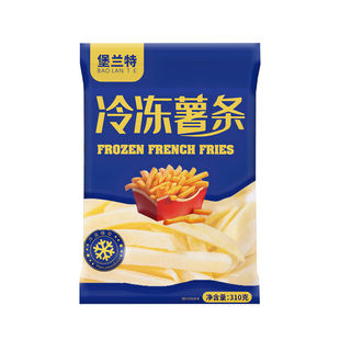 薯条冷冻半成品炸薯条小吃空气炸锅食材美式薯条炸货速食土豆条