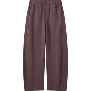 播百搭舒适休闲裤女秋冬宽松时髦气质长裤DDS4KD5154