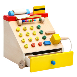 宝宝超市便利店结账收银机迷你一体机扫码套装儿童仿真过家家玩具