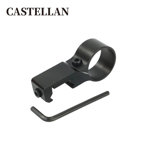 25.4mm瞄准镜支架歪脖子管支架夹瞄手电筒夹具支架25.4mm镜