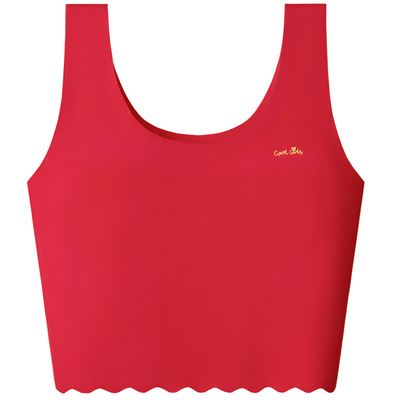 红豆红色少女文胸本命年内衣