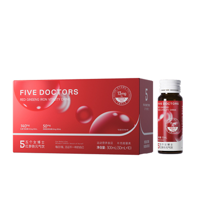 五个女博士长白山红参阿胶铁黄芪
