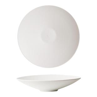 欧式磨砂盘子斗笠盘西餐盘意面盘沙拉碗深盘摆盘汤盘装菜盘意境盘