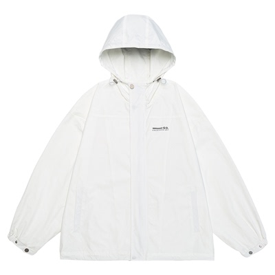 【防泼水】GOGOSOON男装轻薄户外冲锋衣外套夹克春秋宽松连帽潮Q