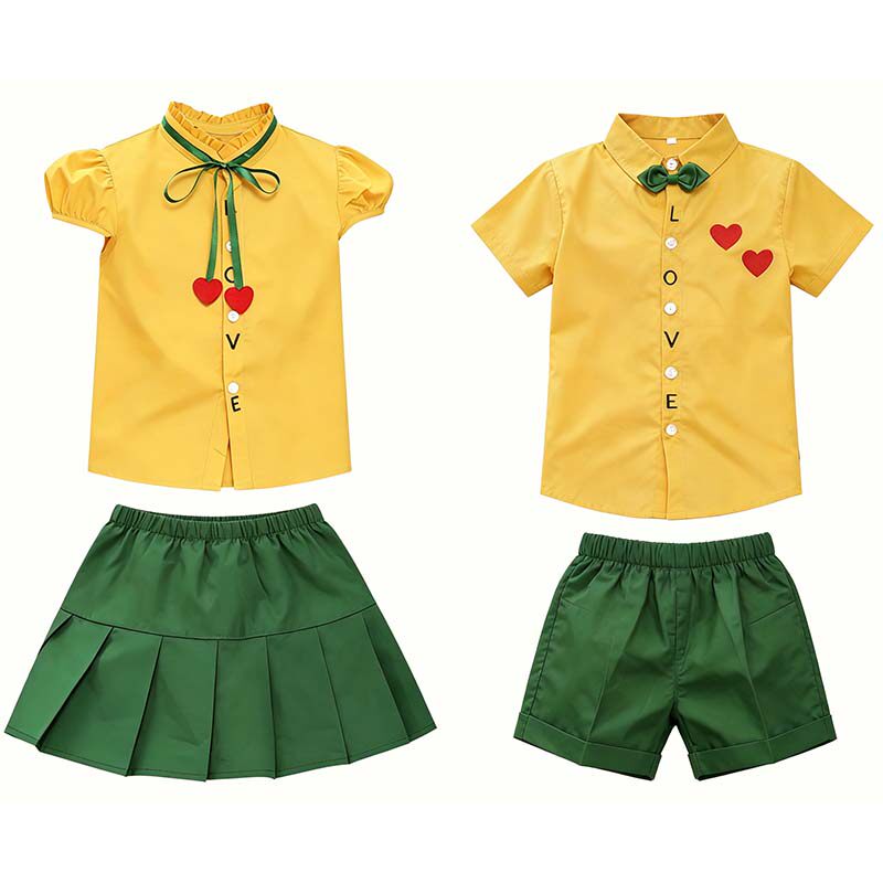 六一儿童节表演服夏季小学生班服校服幼儿园园服学院风毕业演出服