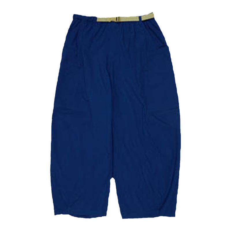 素然 春夏新品 女士 棉格子搭扣松紧腰九分肥锥裤 A0231PA08
