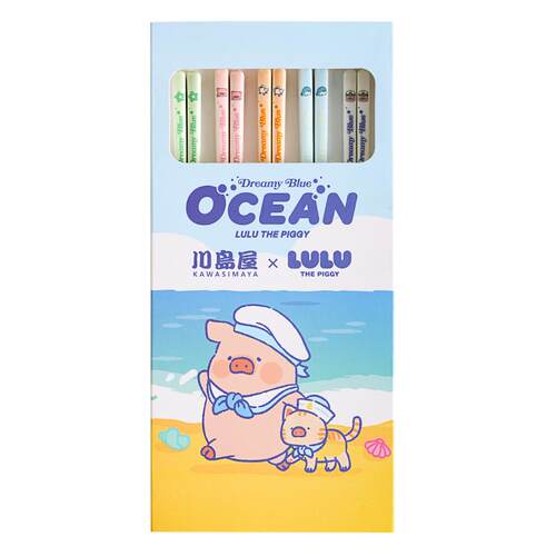 川岛屋&lulu猪联名 陶瓷筷子高颜值家用高档抗菌防霉家庭专人专用