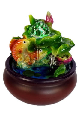 喷泉桌面招财装饰开业礼品风水球