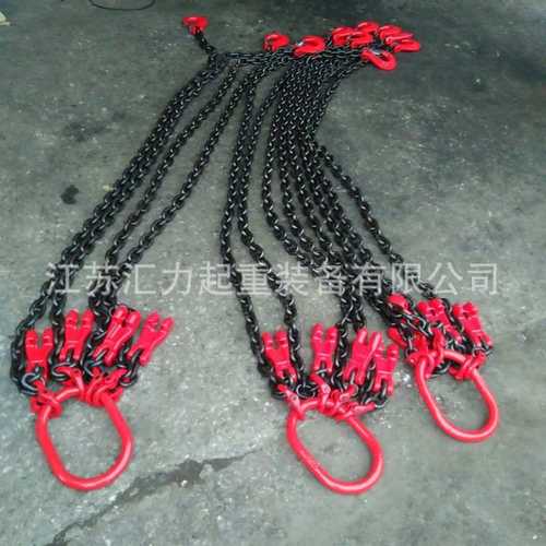 厂家直发T8级起重链条10t1.5m 四腿链条索具 2m10t合金钢链条