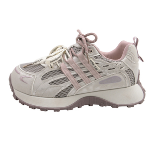 厚底老爹鞋女增高显脚小2026超火春季新款欧货德训运动休闲阿甘鞋