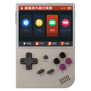 安伯尼克RG35XX游戏机2024新款开源掌机PSP街机NDS双打GBA接电视