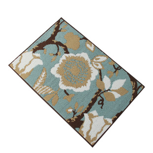 门口圈绒地垫门垫 玄关入户门厅蹭脚垫 厨房吸水防滑长条地毯家用