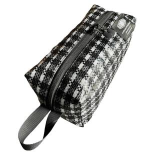 Leonikita黑白格洗脸巾厨房用纸湿巾纸巾盒化妆包多用杂物收纳包