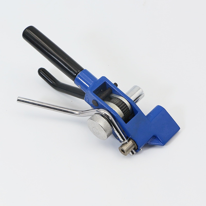 东固厂家供应不锈钢扎打包机手动钢带钳美式器带收紧带设计扎工具