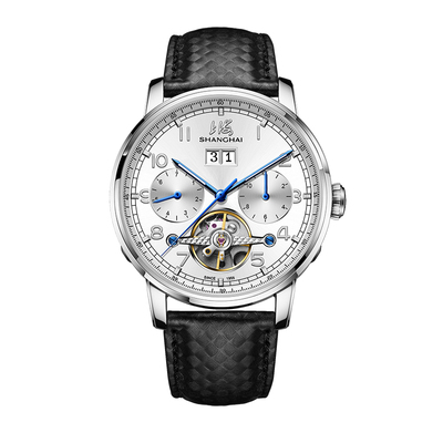 Shanghai/上海手表镂空飞轮机械