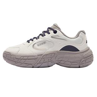 鸿星尔克沙丘轮胎鞋新款男鞋春季休闲鞋运动鞋革面老爹鞋增高鞋子