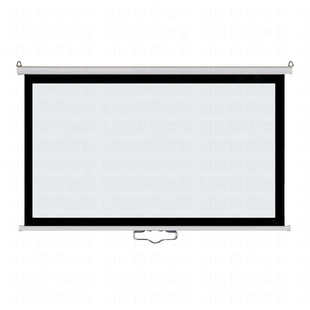 手拉自锁幕布投影家用高清投影幕布手拉式投影仪幕布手动投影布家用幕布100寸120寸150寸手动升降投影屏幕布