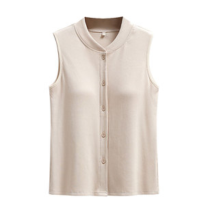 冰丝棉带胸垫放疗穿的背心内衣女前开扣乳腺术后专用衣服