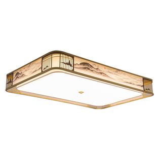 新中式主客厅灯吸顶2025年新款套房大灯卧室组合套餐中山灯具大全