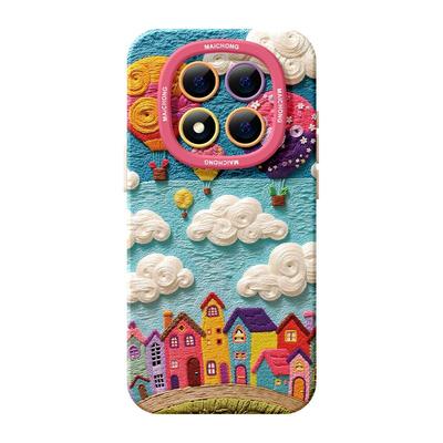 【油画小镇】全包镜头防摔手机壳