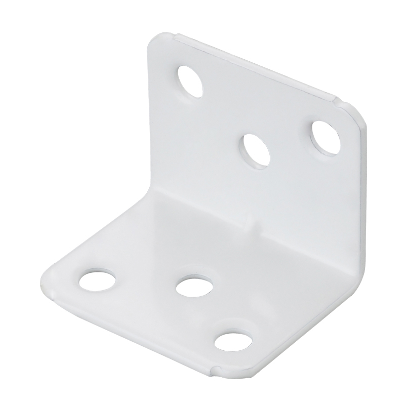 50只装 白色角码角铁桌椅木头固定家具连接配件90度L型黑色直角码