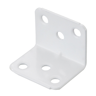 50只装 白色角码角铁桌椅木头固定家具连接配件90度L型黑色直角码