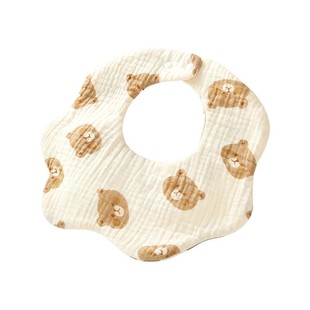 口水巾婴儿围嘴男宝宝a类纯棉防水速干新生婴幼儿红色口水兜围兜