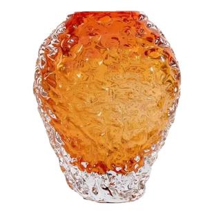 轻奢玻璃花瓶创意玄关餐桌花器摆件客厅插花电视柜水培器皿摆件