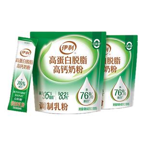伊利脱脂高蛋白高钙奶粉