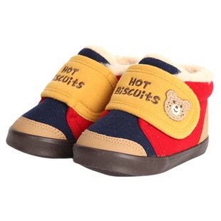 MIKIHOUSE童鞋儿童棉鞋婴幼儿加绒保暖冬季鞋宝宝棉鞋HOTBISCUITS
