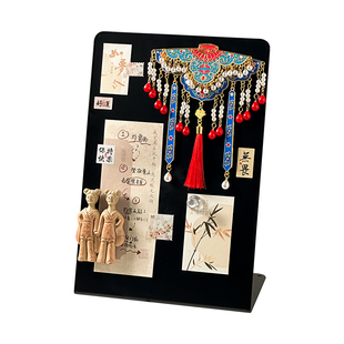 三年二班 DIY创意磁吸留言板家用白板冰箱贴立式记事板办公桌面备忘便利贴提示版ins风广告照片可装饰展示板