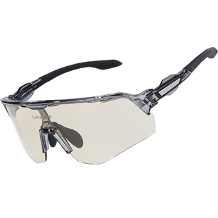 兰帕达 适合夜跑 夜骑跑步骑行眼镜日夜两用 感光变色 自行车户外