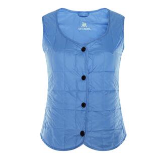 传淇/COYACAL防钻绒女轻薄修身羽绒马甲轻羽绒背心轻羽绒