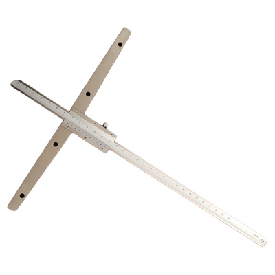 高精度西量长桥长基座游标深度尺