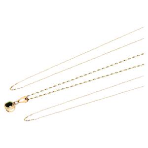 韩国正品14K黄金项链女 精致裸链无吊坠彩金颈链锁骨链椭圆素金链