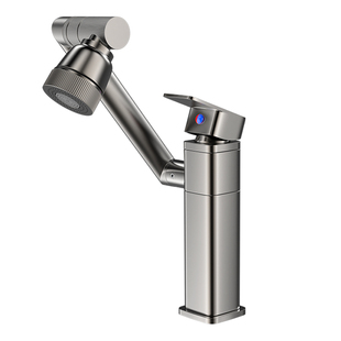 包安装洗脸盆水龙头冷热全铜卫生间面盆台盆洗手池万向机械臂家用