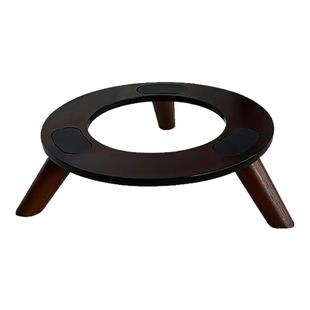 音响支架适用哈曼卡顿琉璃2/3/4代水晶实木桌面放置减震三脚底座