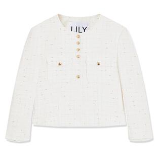 【商场同款】LILY夏新款女装优雅小香风气质百搭短外套小个子