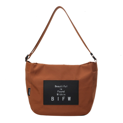 帆布包斜挎包休闲撞色百搭潮酷