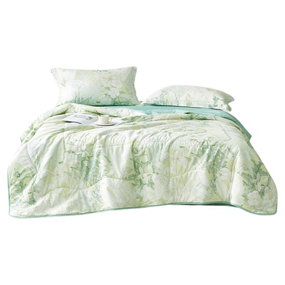 罗莱家纺夏凉被纯棉全棉抗菌空调被可机洗夏季单人儿童被子薄款