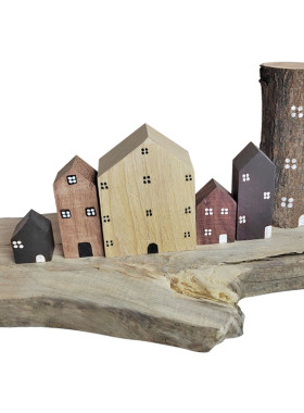 纯实木装饰ins客厅小摆件