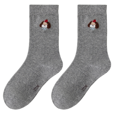 卡通袜子女款长袜可爱无骨堆堆袜