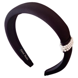 2026气质发箍串珠百搭简约网红颅顶宽边新款洗脸压发头箍女发捆