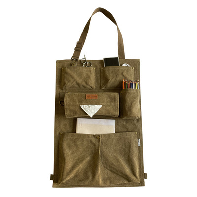 汽车椅背袋日式立体收纳储物袋车载悬挂袋多功能座椅后背杂物挂袋