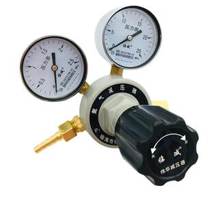 氮气减压阀YQD系列07型压力表黄铜氮气钢瓶调压器消防灭火调压表