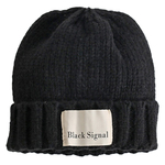 糖果色针织帽女秋冬韩版可爱贴布字母毛线帽日常大头围显脸小休闲