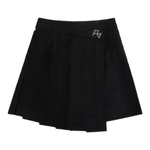 RARE ATOM官方灰色百褶裙短裙女士夏季高腰显瘦设计感a字半身裙子