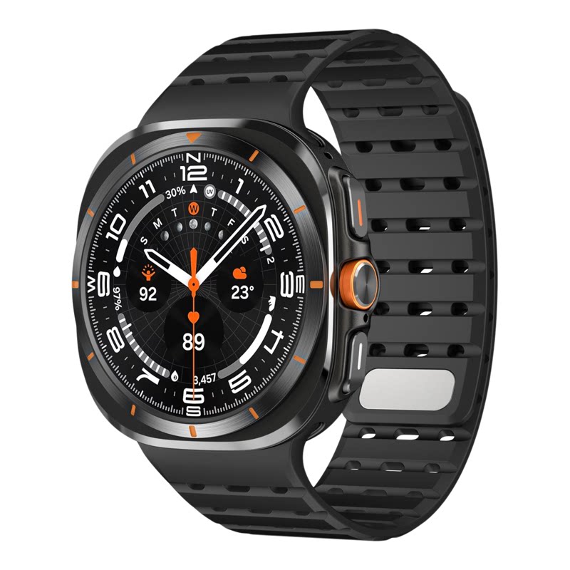 适用三星WatchUltra磁吸透气表带
