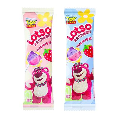 迪士尼草莓熊双味棒棒糖儿童糖果