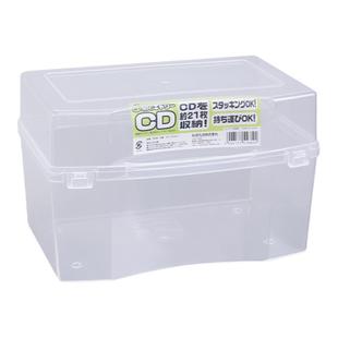 日本进口CD光盘收纳盒dvd专辑游戏碟片储存箱磁带录像带收藏盒子